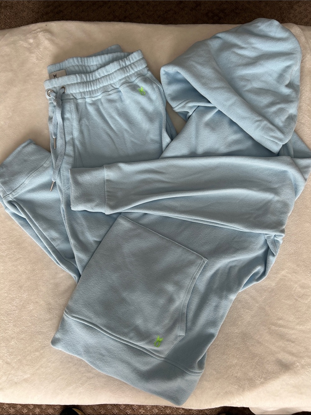 Women’s Dudley Stephens - Light Blue Hoodie & Jogger Set